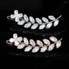 Hair Clips Cubic Zirconia Jewelry Fashion Bridal Barrettes Wedding Accessories Clear Crystal Women Ornaments