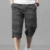 Shorts masculinos verão casual roupas masculinas 100 algodão carga macio solto rápido-seco impresso jog streetwear ginásio esportes praia XL-6XL