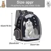 Carrier for Cats Outdoor Pet Shoulder Bag Carriers Portable Pet Cat Dog Backpack Transparent and Breathable Suitable for Small Dogs Cats