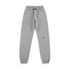 Dhgate Essentialsweatpants Mens Calças Sweatsuit Designer Calças ESS Cor Sólida Pant Fleece Hip Hop Casual Corredores Flanela Impressão Carta Comprimento Total