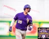 Personalizado costurado LSU Jerseys 2023 MCWS National Champs LSU Tigers Baseball Jersey 5 Aaron Hill Jacob Berry Andrew Stevenson Aaron Nola Kevin Gausman 8 Mikie Mahtook