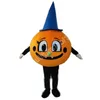 Costume de mascotte tête de citrouille d'halloween, vêtements de performance de carnaval, tenue de fête de noël, offres spéciales