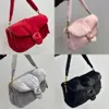 Sacchetto di design tabby shearling cuscino rosa peluche a croce coacco borse da design a spalla borse di luxurys carine borse a zone ascella