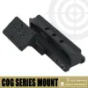 Tactical Fast Cog Series monteras med adapterplattan för TA31 TA11 ACOG VCOG Hunting Airsoft och 12/RMR Offset Optic