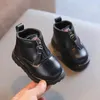 Stivali Scarpe per bambini Ragazzi Autunno Inverno Caviglia in pelle coreana 0-2 anni Regalo per ragazze in cotone caldo