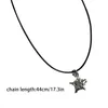 Pendant Necklaces Y2K Hip Hop Cool Clavicle Necklace For Men Women Girl Wax Rope Choker Korean Fashion Jewelry Ornament