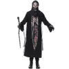 Cadılar Bayramı Kostümleri Kadın Tasarımcı Cosplay Kostüm Cadılar Bayramı Kostüm Kafatası İskelet Robe Yeni Korku Cosplay Yetişkin Erkek Hayalet Giyim