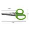 Fruit Vegetable Tools Muti Layers Kitchen Scissors Stainless Steel Cutter Scallion Herb Laver Spices cooking Tool Cut Accessories 231023