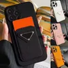 Projektanci etui na telefon iPhone 15 Pro Max 14 13 12 P nadruk ochrona obudowy mody Uchwyt karty Pocket Back Cover iPhone15 15promax luksusowy pełny zasięg powłoki mobilnej