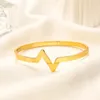 Luxury Classic Gold Plated Letter Bangle Luxury Charm Women Bangle rostfritt stål No Fade Armband Classic Design Love Gift Jewelry New Hot Style Bangle Y23406