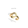 Anéis de banda de letras de marca banhados a ouro 18K de alta qualidade para homens e mulheres designer de moda extravagante letras de marca pérola anel de metal abertura ajustável joias 20 estilos