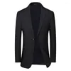 Men's Suits High-end Handsome Casual Korean Version Of Small Suit Jacket Business Formal Professional Wear