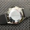 メンズウォッチレーシングスタイルスポーツグリーンラバーバンドクォーツムーブメントクロノグラフ時計45mm腕時計