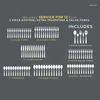 Dinnerware Sets Swirl Sand 89-Piece Flatware Set With 5-Piece Hostess