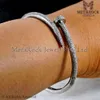 Solid 925 Silber Armreif Nagelarmband