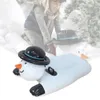 スノーボードスキースノー雪だるまインフレータブル厚い再利用可能なチューブ素敵なそりのスポーツサークル摩耗耐性抵抗性屋外231021