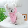 Vêtements pour chiens Vêtements pour animaux de compagnie Hiver Automne Chaud Pull doux Petit Sweat à capuche Chat Harnais Chiot Veste Mignonne Yorkshire Caniche Poméranie