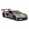 Diecast modelo bburago 1 24 corvette c8.r liga carro de corrida liga luxo veículo brinquedo coleção presente 231021