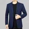 Costumes pour hommes Hommes Costume Veste Printemps Automne Casual Lâche Business Blazer Masculino Mode Solide Manches Longues Bouton Costume Homme D75