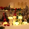 Décorations de Noël Nouveau 6 styles lumineux Gnome Noël poupée sans visage Joyeux Noël Décoration de la maison Navidad Natal Cadeau Nouvel An Cadeaux de Noël L23/10/14
