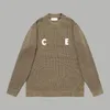 مصمم Cline Sweater Womens الحياكة Cardigan CE سويترات نسائية جولة الرقبة خطاب يريكو الحياكة أعلى S-2XL