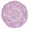 Bow slipsar bomhcs virkade bord doilies spets placemats handgjorda kustunderlägg runt doily valentiner hantverk mattor