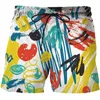 Mäns shorts 2023 Abstract Graffiti Art Summer 3D Printed Board Plus Size Surfing Trunks XXS-4XL Men Badkläder Korta byxor