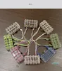 Evening Bags 20 Colors Diamond Clear Acrylic Box Clutch Women Woven Knotted Rope Rhinestone