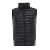 Piumino da uomo di alta qualità Autunno Inverno Piumino leggero ultra sottile Gilet da uomo Colletto alla coreana Piumino d'anatra bianco Plus Size S-4XL 231023