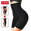 Mulheres Shapers CXZD Cintura Alta Treinador Shaper Barriga Controle Calcinha Hip Butt Lifter Corpo Emagrecimento Shapewear Modelagem Strap Briefs Panty 231021