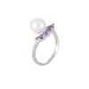 Ustawienia biżuterii transgraniczne e-commerce Europe and the United States Fashion New Pearl Ring S925 Sier DIY Mount Accessories Produce DHGPP