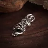 Pendant Necklaces Silver-Plated Tiger Necklace Men's Personality Domineering Animal Boys Fashion Trend Jewelry Gift