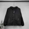 2023 Italian Designer Nylon Jacket for Men Metal Triangle Label Red Velvet Jacket Northern Winter Coat Clothing Windproof Lapel Collar Street Wear with