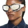 Offs Weiße Sonnenbrille Designer Mode Luxus Outdoor Fahren Einkaufen Frauen Männer Off w Unregelmäßige Marke Desinger BuloPVXY