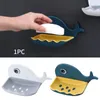 Mydlanki naczynia kreatywne kształt wielorybów nieoperacyjne pudełko odłączane naczynie do naczyń drenaż akcesoria łazienkowe