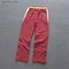 Pantaloni da uomo Pantaloni in materiale spugna con coulisse di alta qualità Uomo Donna 1 1 Elasticità ricamo Casual Q231023