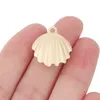 Charms 5 X Goud Kleur Sea Shell Imitatie Parel Hangers Kralen Voor DIY Oorbellen Ketting Sieraden Maken Bevindingen Accessoires