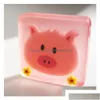 Handmade Soap Arrival Cute Creative Cartoon Animal Bath Body Works Sile Portable Hand Soap 12 Styles 100G Skin Care For Children In St Dhlqm