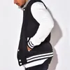 Herenjassen Collectie Lange Mouw Katoenen Top Mode Single Breasted Casual Bomber Baseball Jas Losse Vest Jas 231021