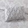 Bedding sets 7 Piece Quilted Jacquard Comforter Set Silver Full Queen bed sheet bedding set Home Textile 231023