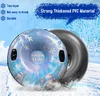 Snowboards Skis Inflatable Ski Ring Thicken Snow Sledding Tube with Handle Winter Snow Ski Lap Toy Skiing Board Sled Christmas Gift for Kids