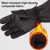 Rękawiczki sportowe gorące rękawiczki wodoodporne rurę cieplną ekran dotykowy rękawiczki motocyklowe bateria zasilana motocyklami Rękawice wyścigowe 231023