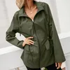 Trench coats femininos outono/inverno com capuz cintura jaqueta de chuva zip capa de chuva montagem ao ar livre