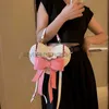 Cross Body Lolita Earth Messenger Bags Dames Leuke Soulder Bags Love Sape Bow Crossbodytas voor dames Lintontwerp Japanse stijl stijlvol handtassenwinkel