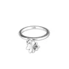 Anelli a grappolo in autentico argento sterling 925 per le donne, anelli con trifoglio, gioielli da sposa, regalo, anelli all'ingrosso