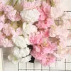 Decorative Flowers INS Wind Simulation Cherry Blossom Artificial Flower Plant Bonsai Wedding Decoration Creative Wall Atmosphere Fake