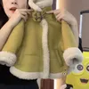 Vestes d'automne et d'hiver pour enfants, manteau coréen Cool pour garçons et filles, vêtements chauds en coton en peluche, mode enfants 231021