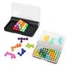 3D -pärlpussel Logiskt tänkande Byggnadsblock 120 Utmaningar Intelligens Games Focus Travel Game Montessori Toys Kids Gift