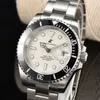 Armbanduhren 40,5 mm Tauchen automatische mechanische silbrige Dose individuelles Logo Herrenuhren NH35 Uhrwerk wasserdichte Armbanduhr Saphiruhr
