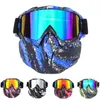 Óculos ao ar livre BOLLFO Ski Snowboard Óculos Snowmobile Óculos de esqui Óculos de vidro à prova de vento Motocross Óculos de sol com filtro de boca Earware 231023